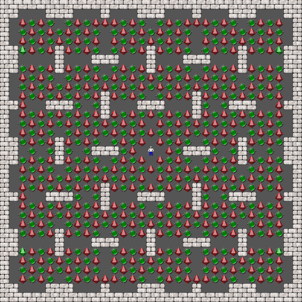 Sokoban Sasquatch 06 Arranged level 88